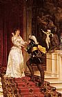Frederic Soulacroix The Cavalier's Kiss painting